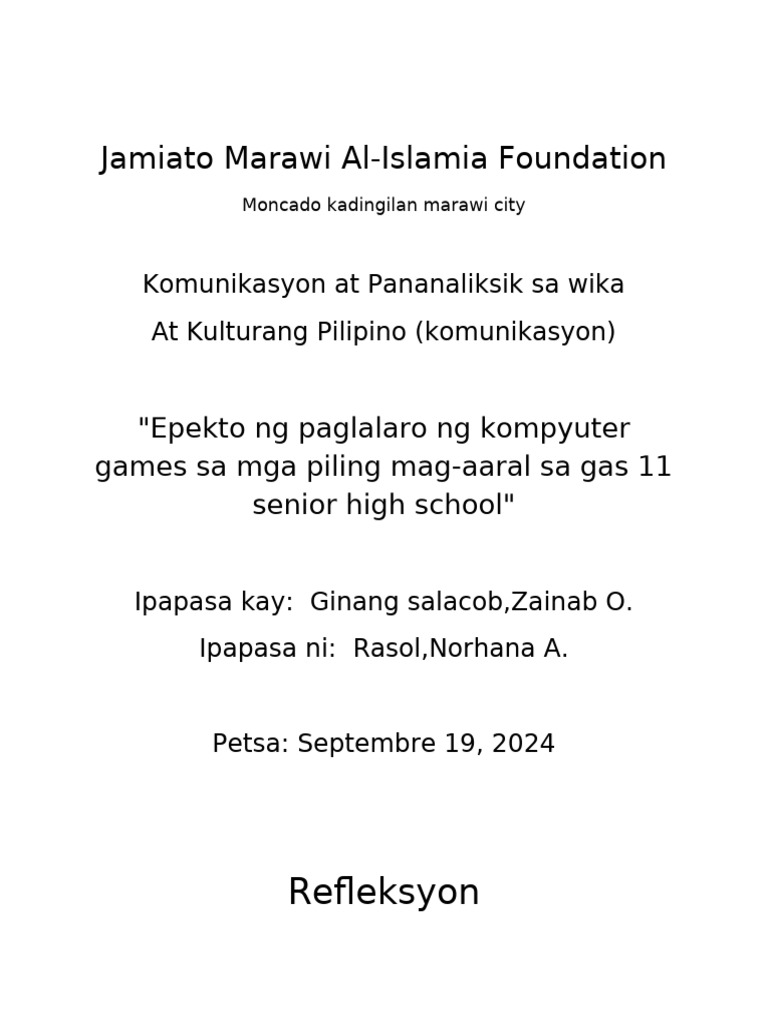 Ma'am Zee | PDF