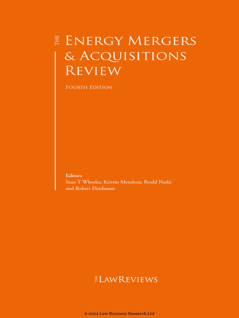 Energy M and A 2022 REVIEW and OVERVIEW | PDF | Mergers And ...