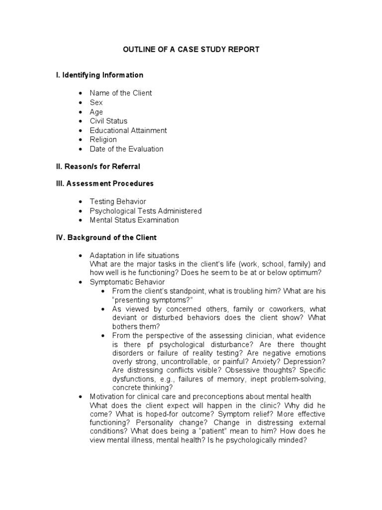 mental health policy case study