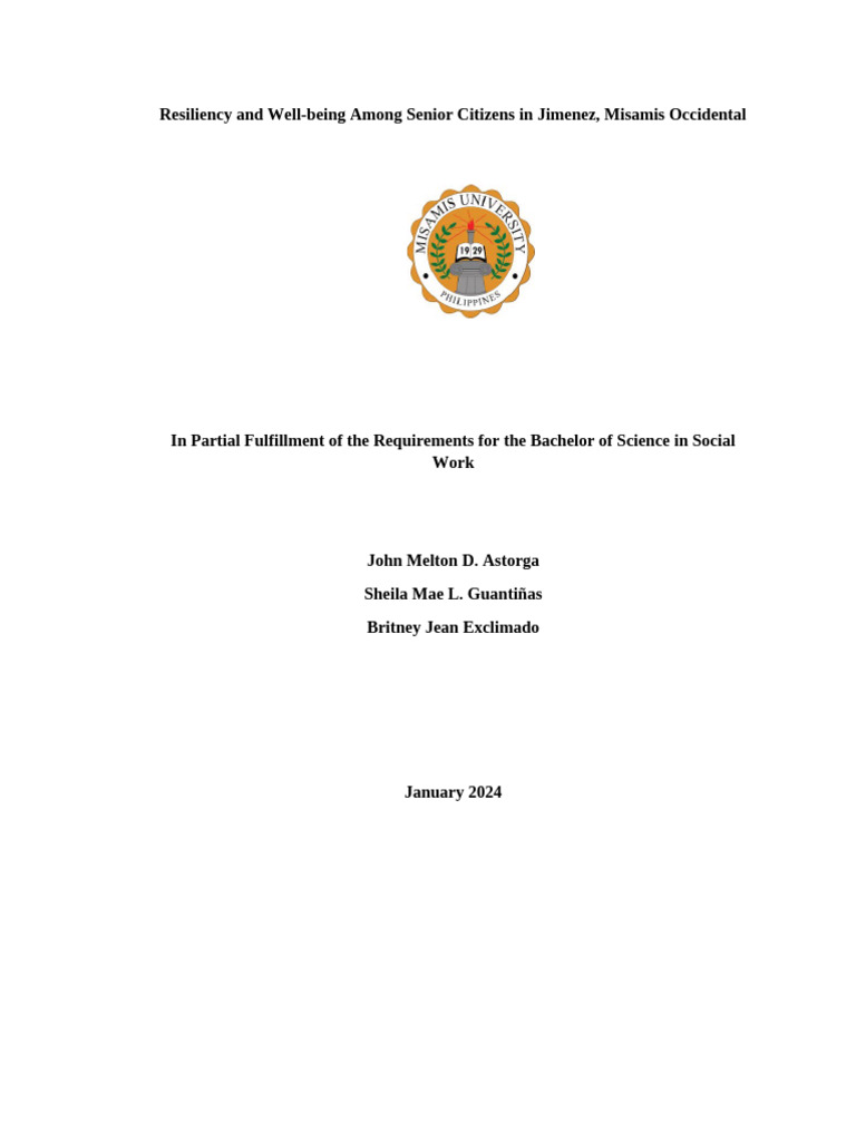 Resiliency and Well - Being | PDF | Psychological Resilience | Happiness