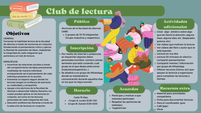 Actividades para Club de Lectura UABC | PDF | Cognición | Comunicación ...