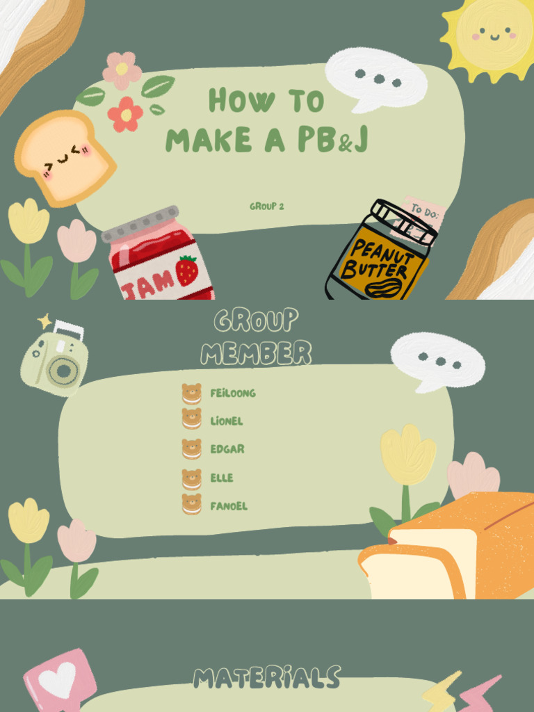 How To Make A PB and J - 20241015 - 103951 - 0000 | PDF