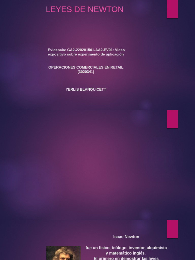 Evidencia de ley de newton pdf ciencia y matem tica