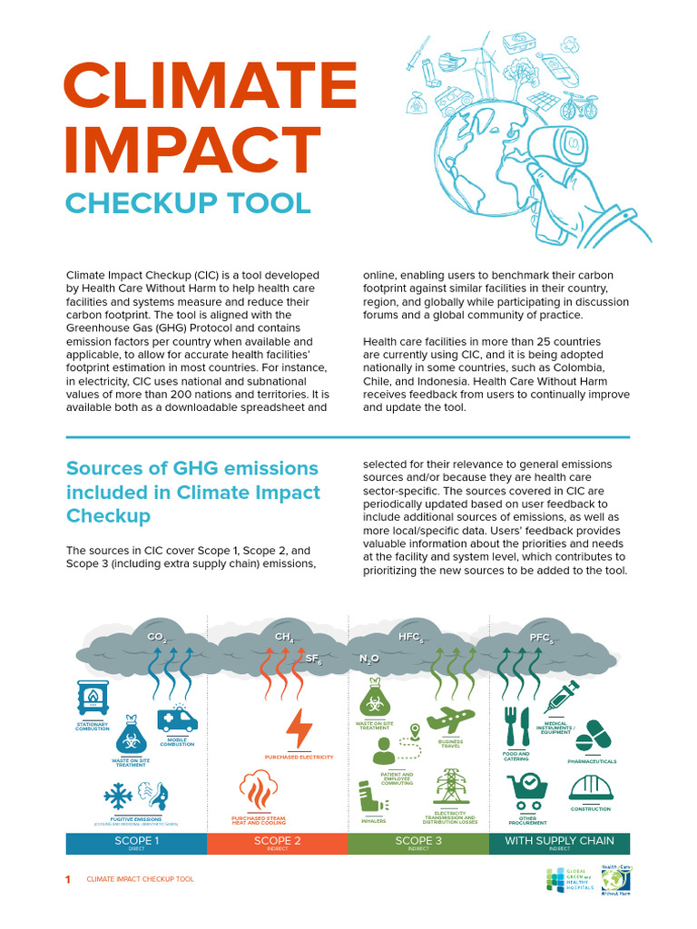 Climate Impact Checkup Tool Overview | PDF | Natural Environment ...