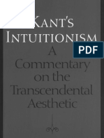 Kant's Intuitionism: A Commentary On The Transcendental Aesthetic