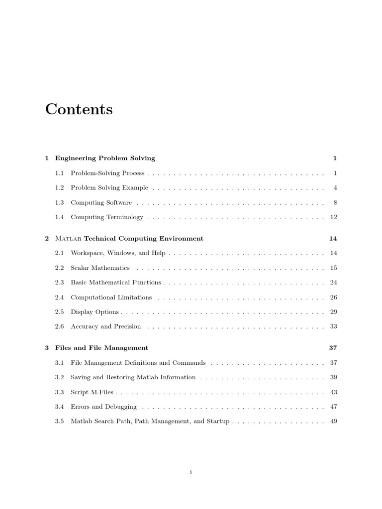 Engineering - Ebook - PDF - Matlab Programming | PDF | Computer Program ...