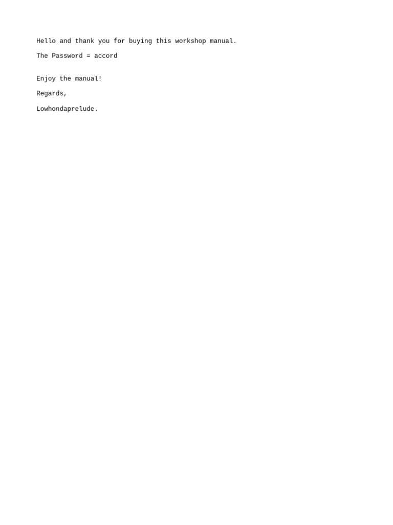 Password pdf