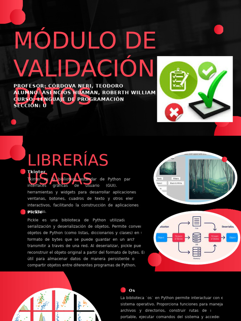 Módulo de Validación de Datos en Python | PDF | Python (lenguaje de ...