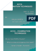 How to Pass Exams Presentation Made at Acca Event