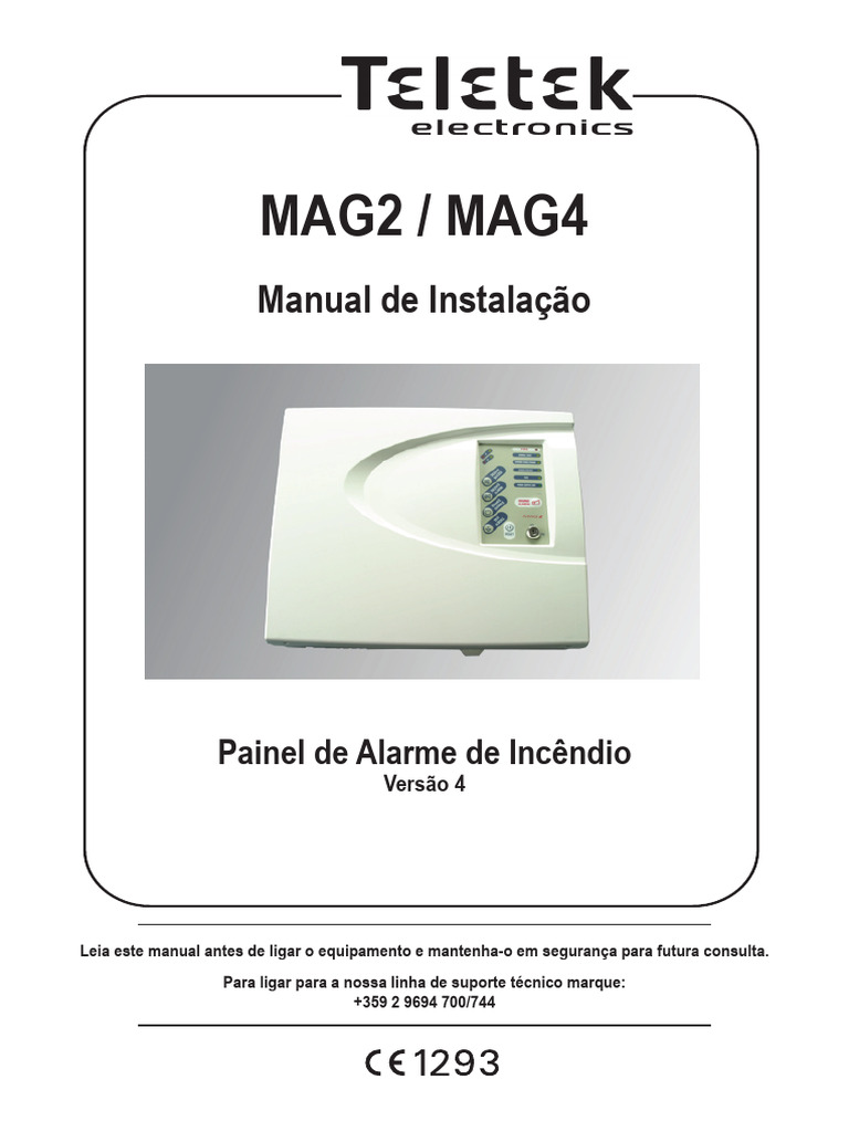 Manual de Instalação do Painel MAG2/MAG4 | PDF | Placa de circuito ...