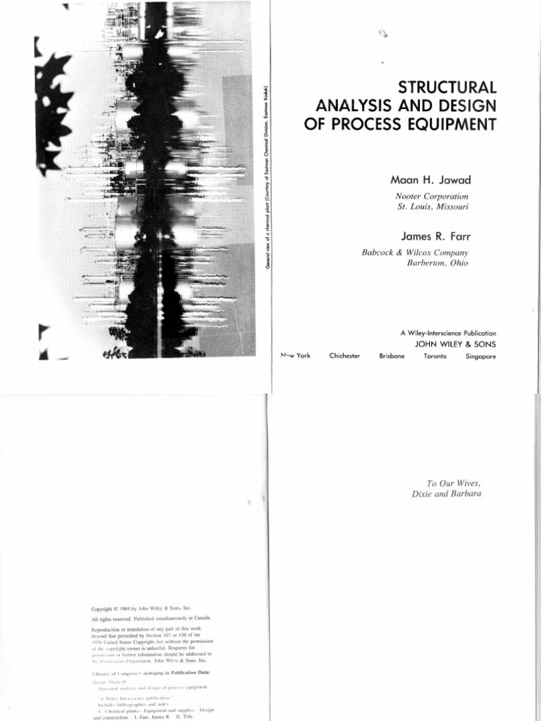 Structural Analysis And Design Of Process Equipment
