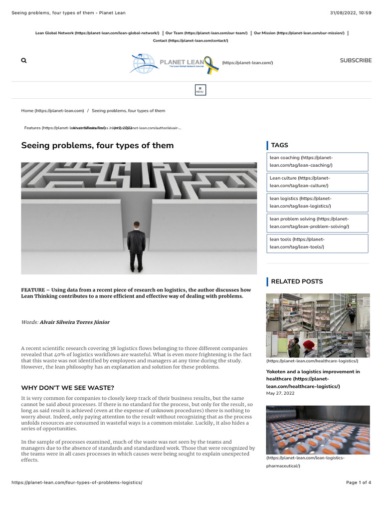 Lean Solutions for Logistics Waste | PDF | Lean Manufacturing | Logistics