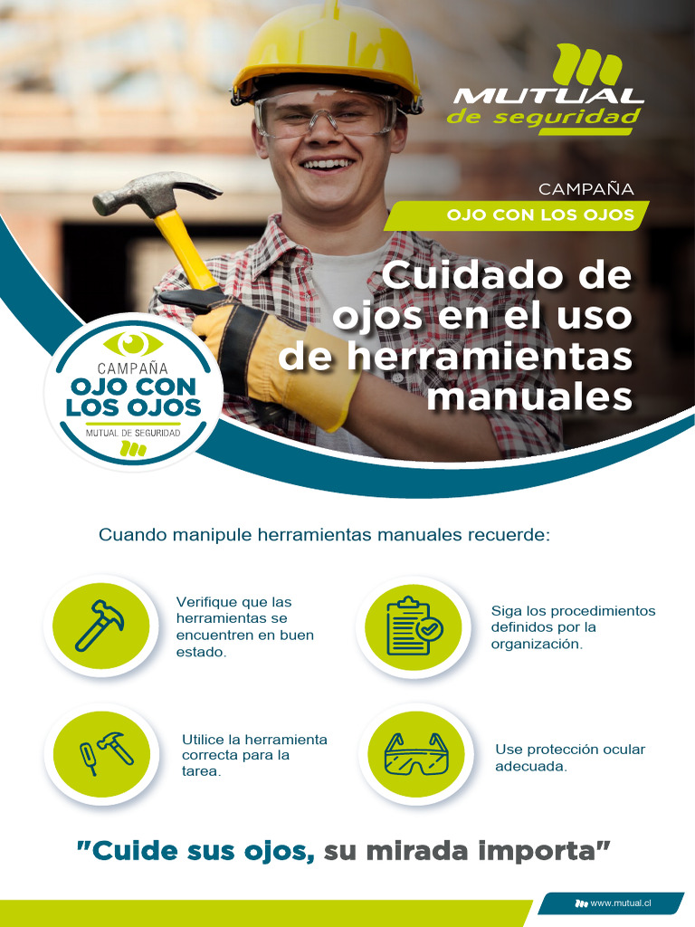 Afiche Cuidado en El Uso de Herramientas Manuales | PDF