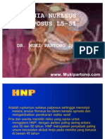 Hernia Nukleus Pulposus l5-s1