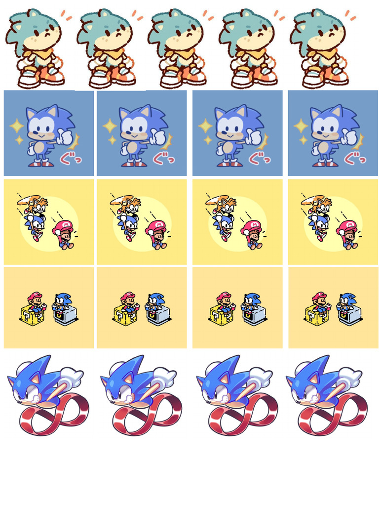 Stickers Sonic | PDF