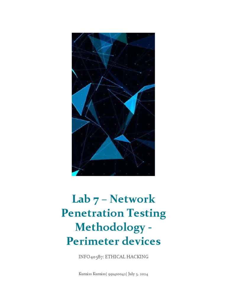 Lab 7 kumiss pdf computer network security
