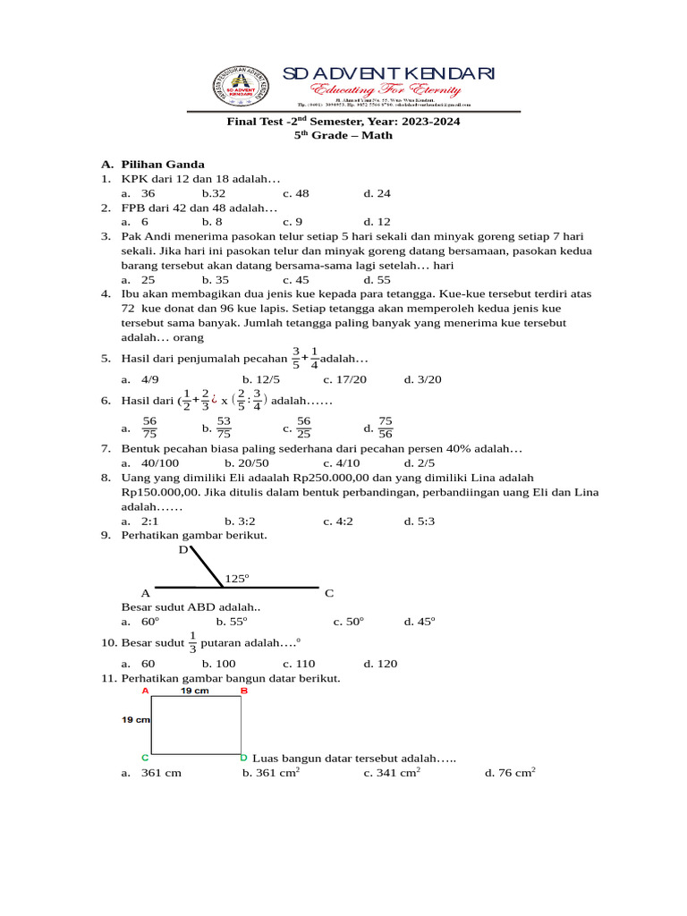 Final Test | PDF | Metode & Bahan Ajar