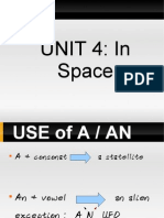 Unit 4: in Space