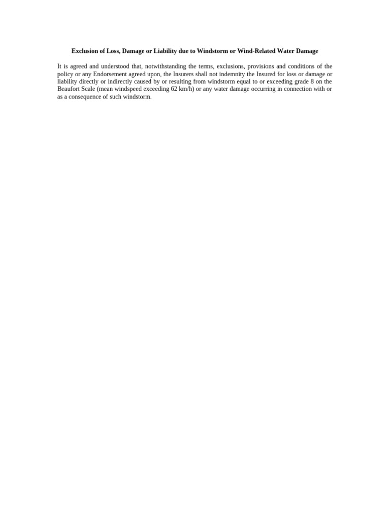 exclusion-of-loss-damage-or-liability-due-to-windstorm-or-windrelated