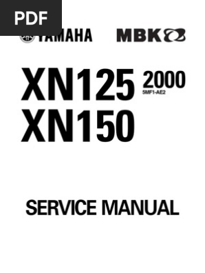 7585102-Yamaha Teos Xn125 Xn150 Workshop Repair Manual Download