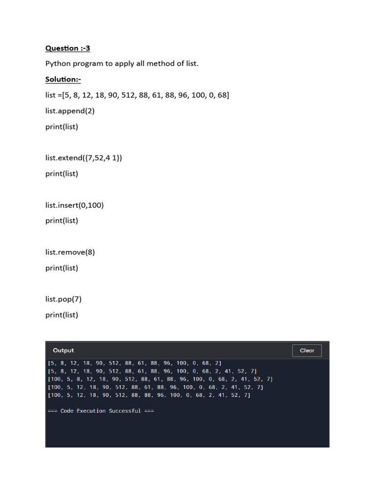 Python Lab Activities-Combined | PDF | Computer Programming | Software ...