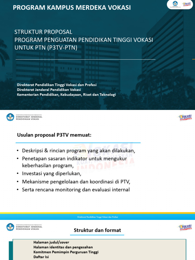 Struktur Proposal PPPTV-PTN 01052021 | PDF | Karier & Perkembangan | Bisnis