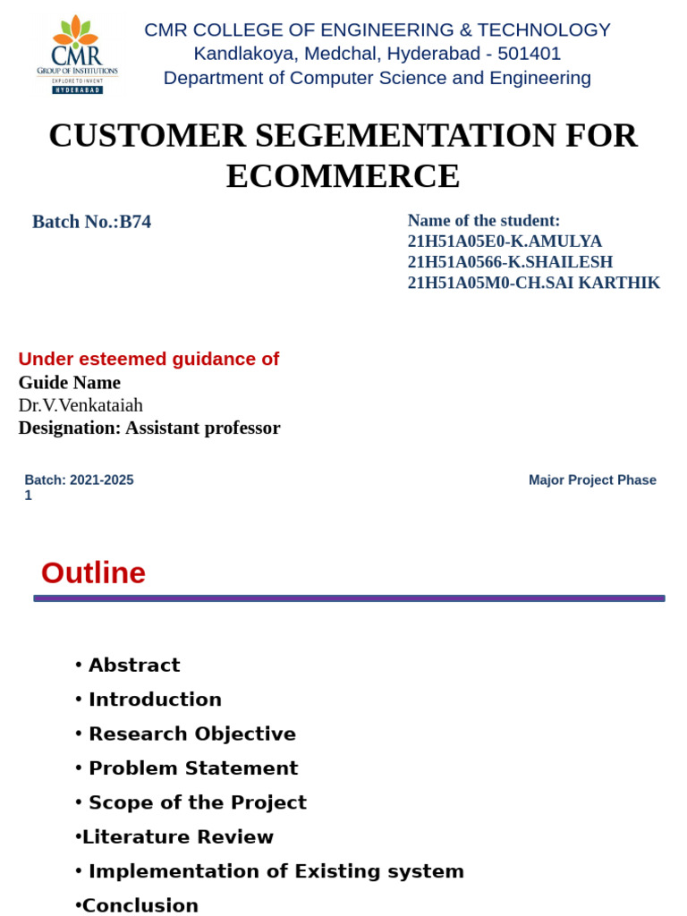 E-Commerce Customer Segmentation Analysis | PDF | Marketing Strategy ...