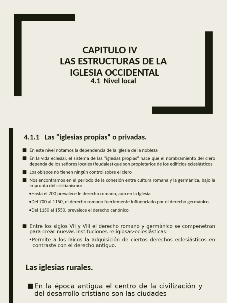 11 Las Estructuras de La Iglesia Occidental. Nivel Local | PDF | obispo ...
