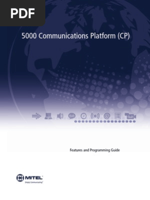 Mitel 5000 Cp V5 0 Features And Programmming Guide Pdf Transport Layer Security Puter Work