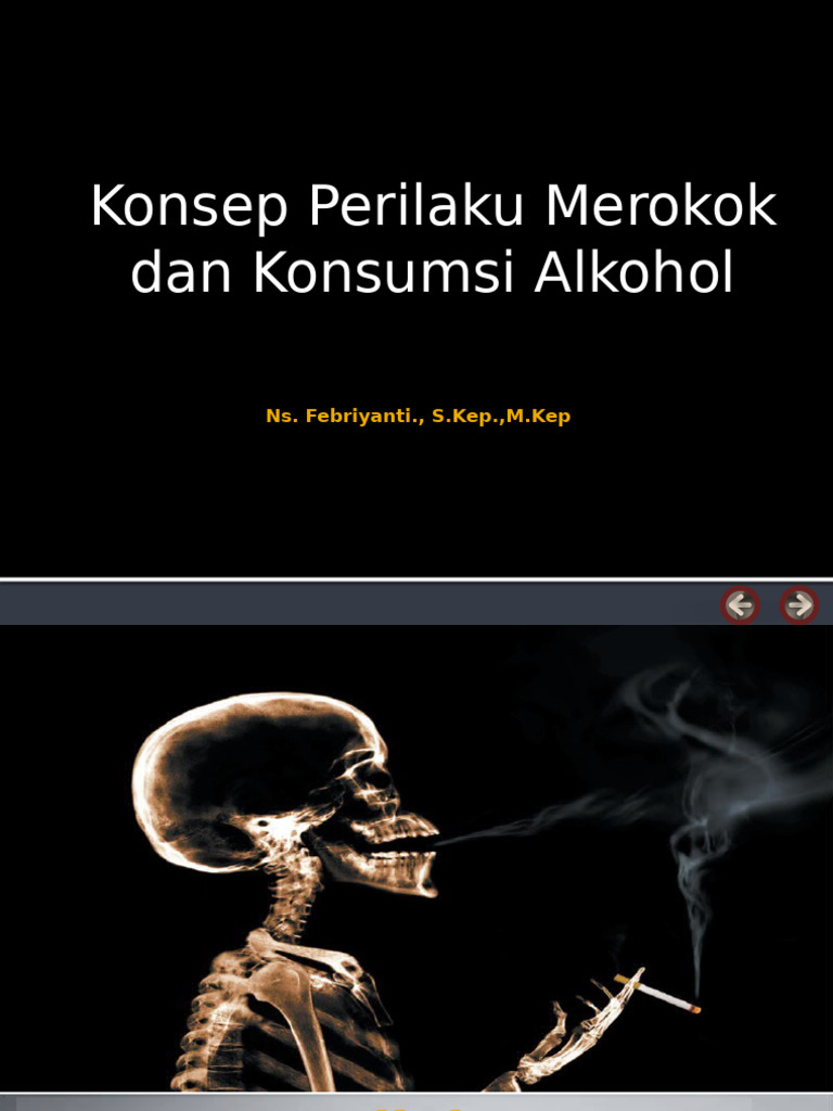 Konsep Perilaku Merokok Dan Konsumsi Alkohol | PDF