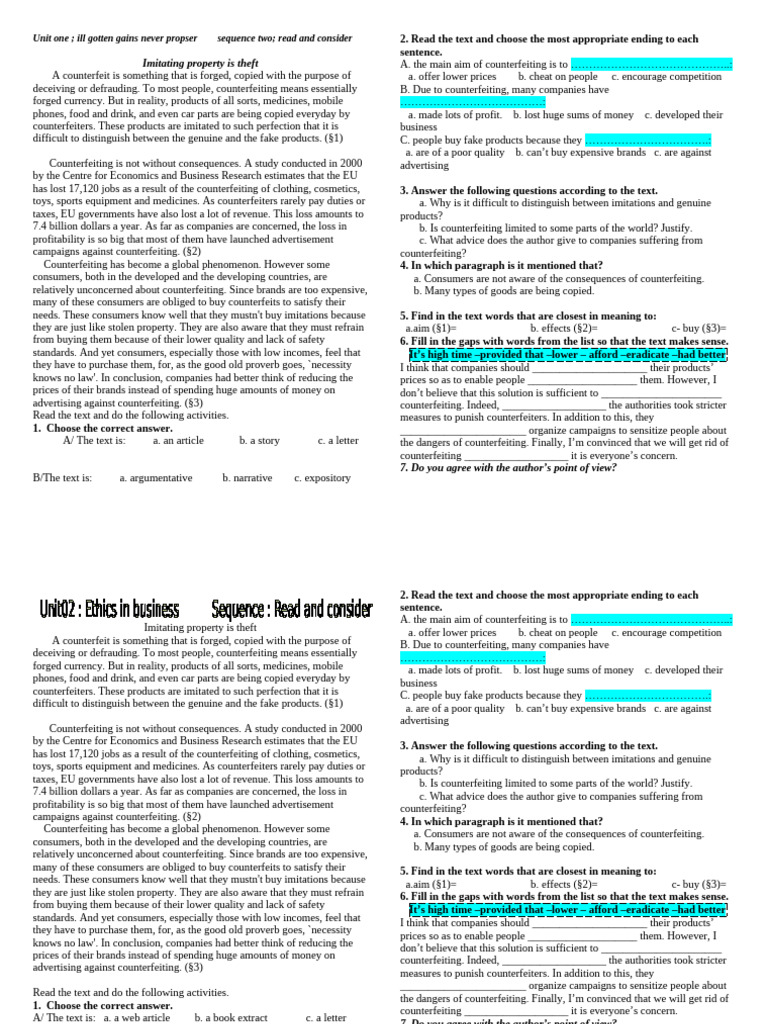 Understanding Counterfeiting Consequences | PDF | Counterfeit | Advertising