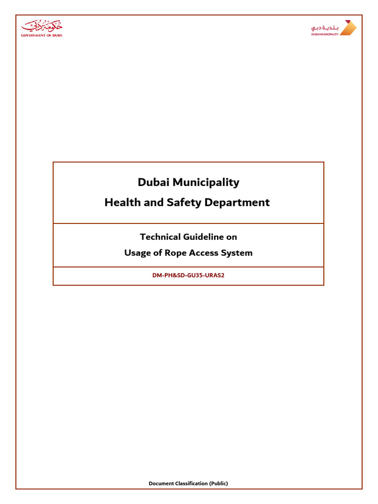 Rope Access System Safety Guidelines | PDF | Occupational Safety And ...