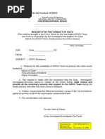 SOCO Request and Procedural Checklist | PDF | Crime Scene | Autopsy