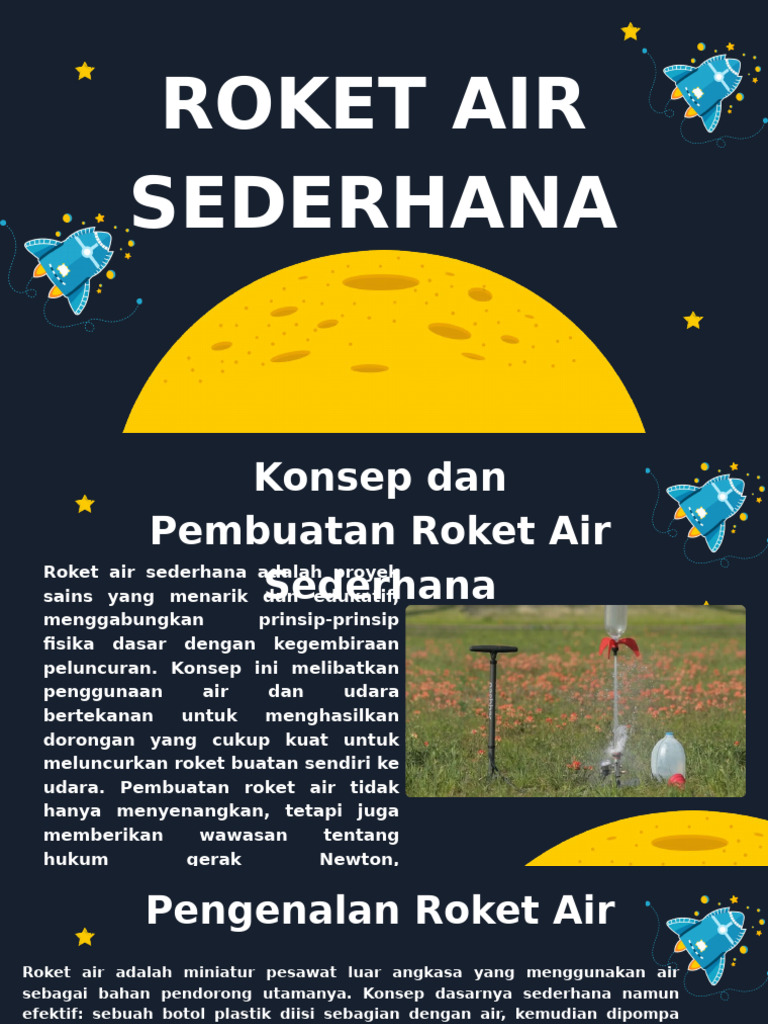 Pembuatan dan Sejarah Roket Air Sederhana | PDF | Teknologi & Rekayasa