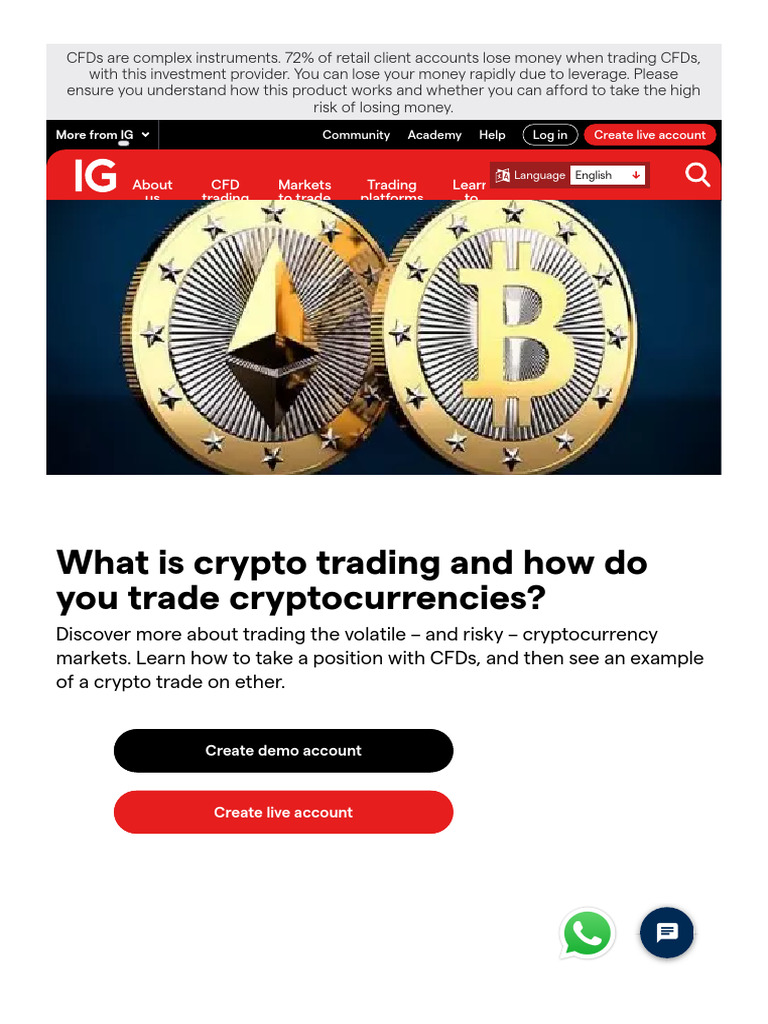 How To Trade Cryptocurrency - A Beginners Guide - IG International ...