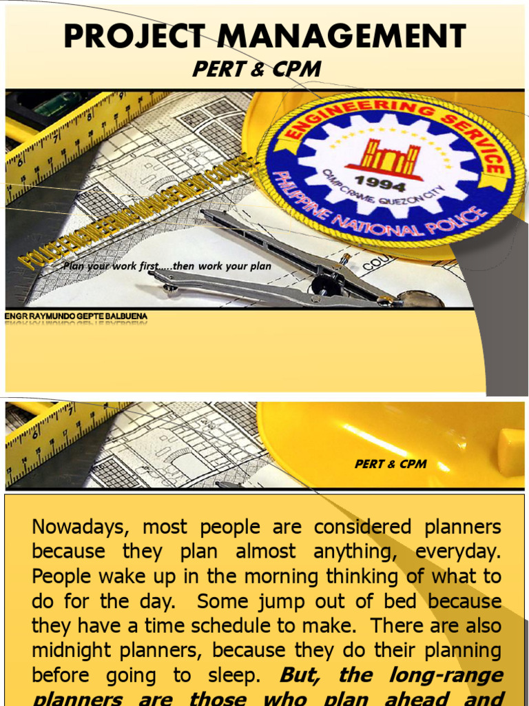 PERT and CPM in Project Management | PDF | Project Management | Projects
