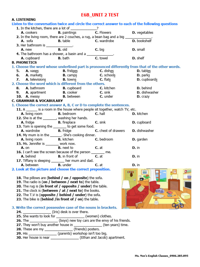 UNIT 2 - GLOBAL 6 | PDF | Bathroom | Home