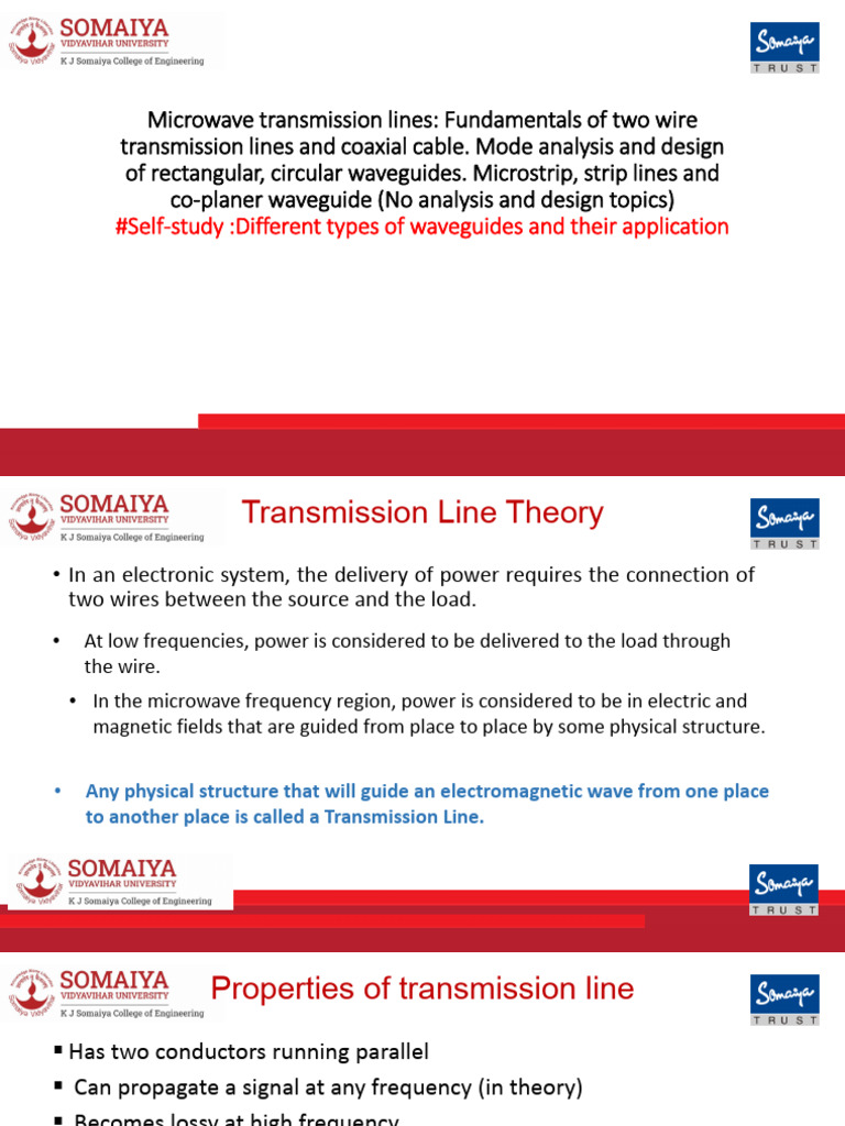 Types and Applications of Waveguides | PDF | Transmission Line | Waveguide