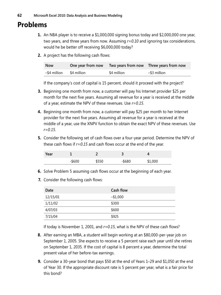 Microsoft excel 2010 data analysis and business modeling pdf net