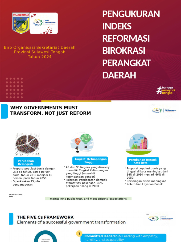 Evaluasi Reformasi Birokrasi Sulteng 2024 | PDF | Karier & Perkembangan ...