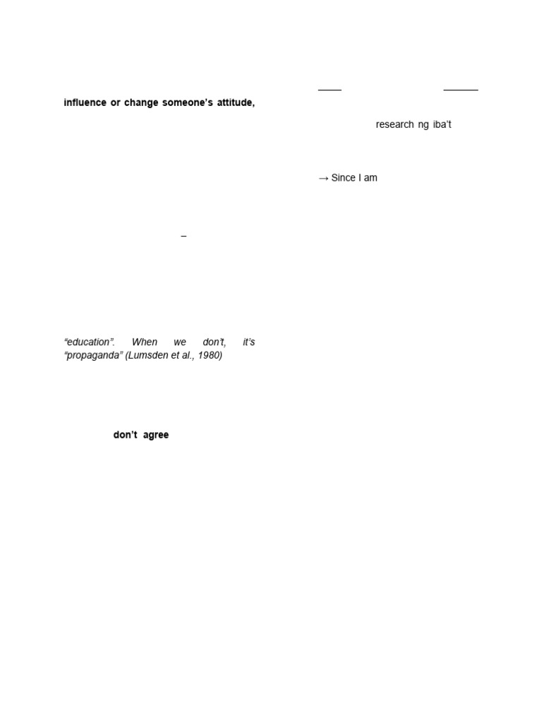 Script Notes CH7 Persuasion | PDF | Persuasion | Attitude (Psychology)