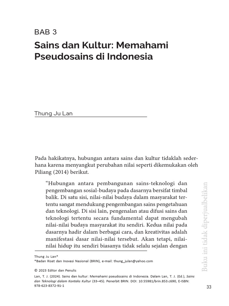 BAB+3 Sains+dan+Teknologi+dalam+Konteks+Kultur | PDF | Sains ...