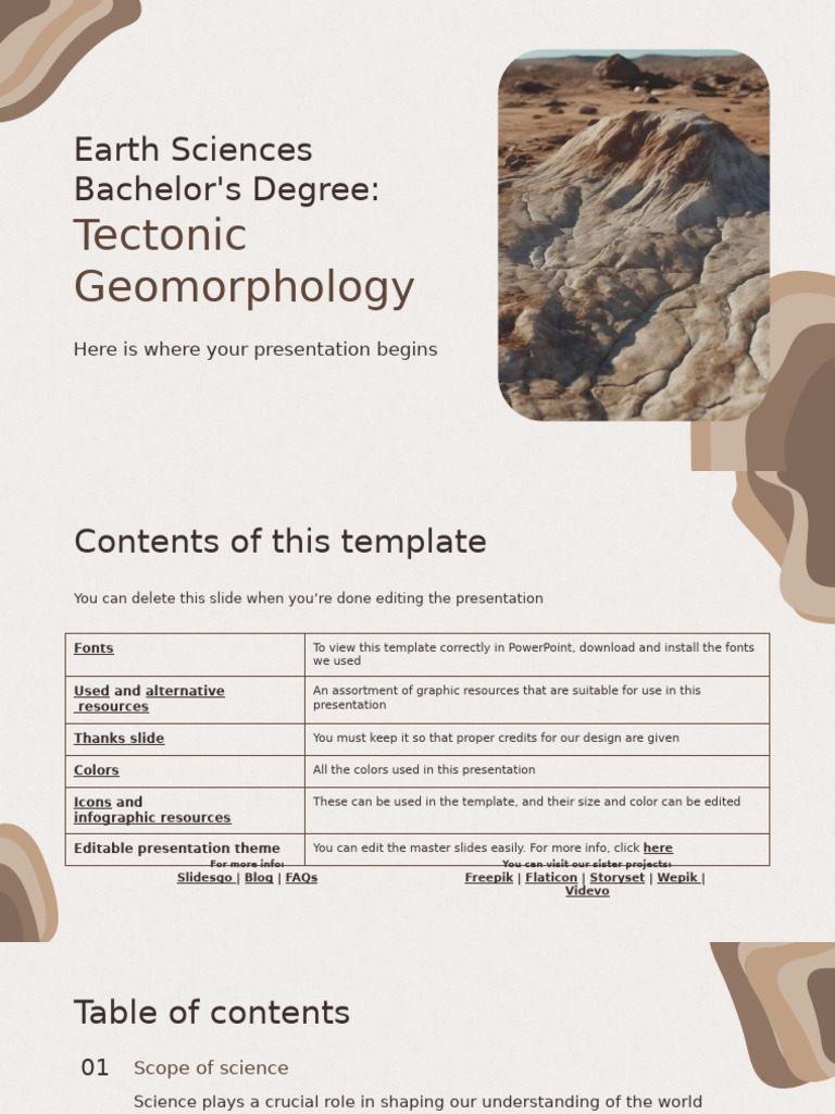 Earth Sciences Presentation Template | PDF | Science | Experiment