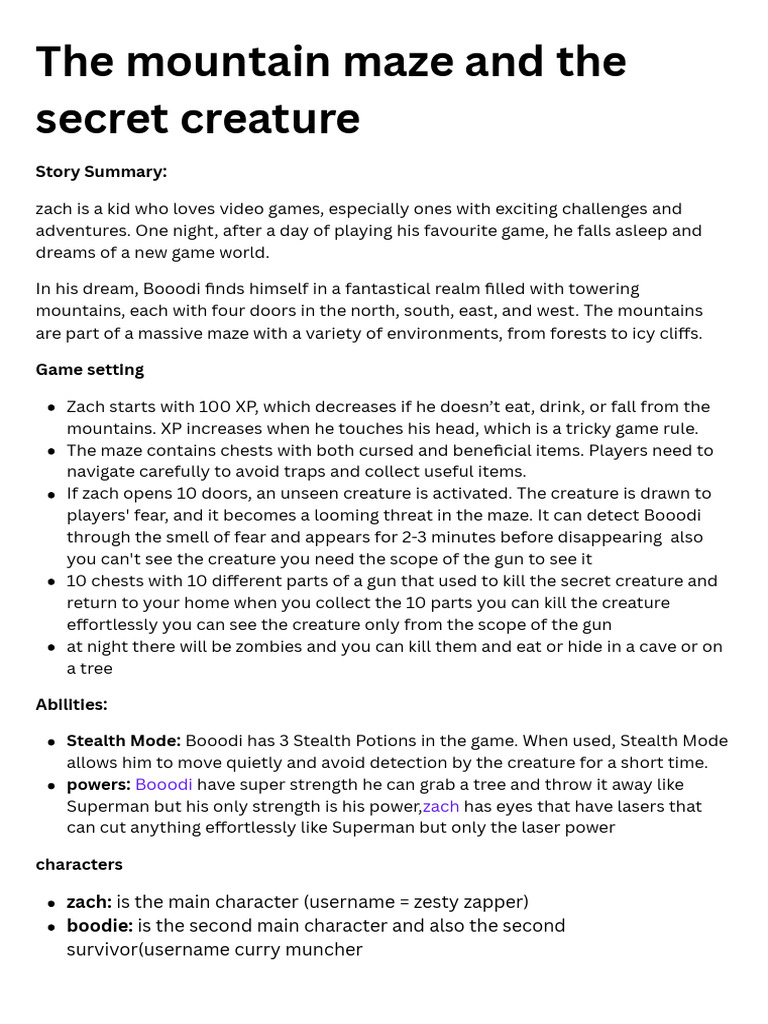 Story summery basic pdf