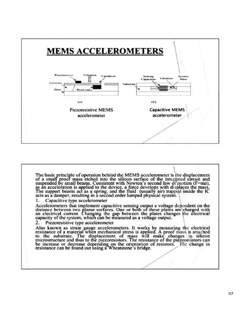 Acce Ler Ometer | PDF | Accelerometer | Capacitor