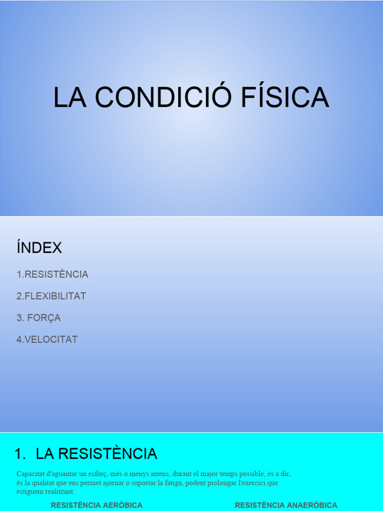 La Condició Física 2 | PDF