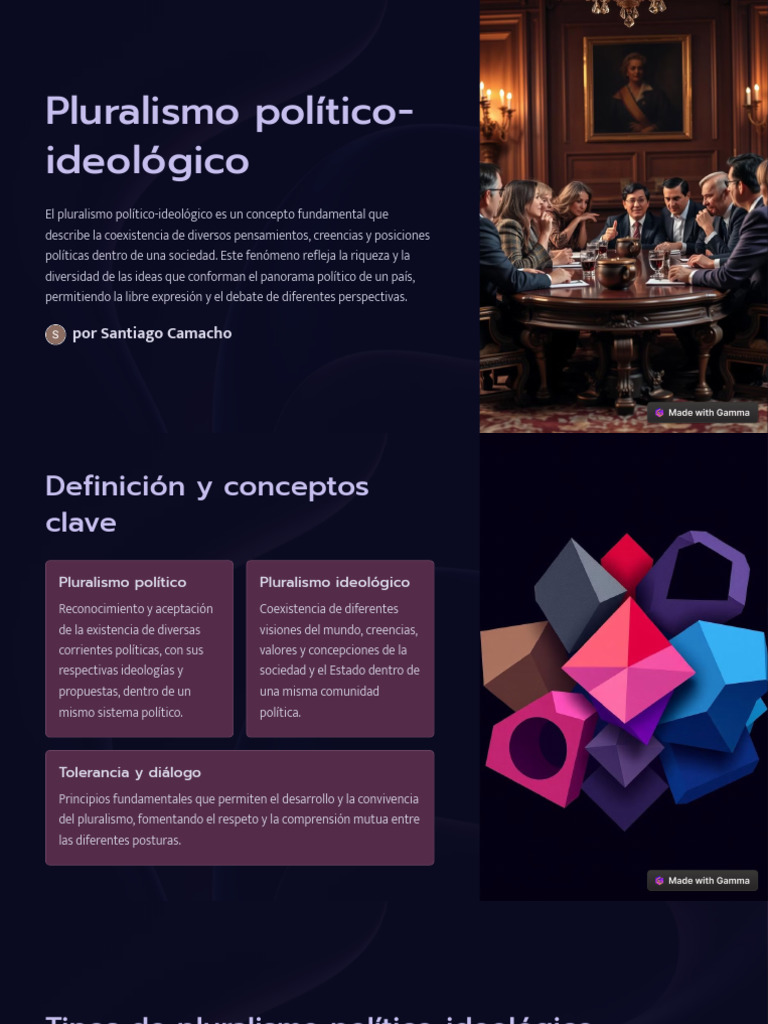 Pluralismo Político-Ideológico en Venezuela | PDF | Ideologías | Democracia