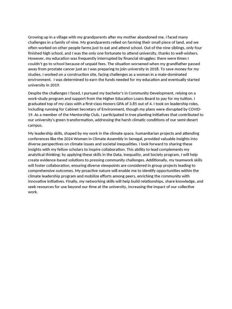 Edinburgh Question 1 Final Final | PDF | University | Leadership