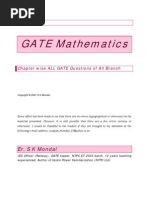 GATE Mathematics Questions All Branch by S K Mondal