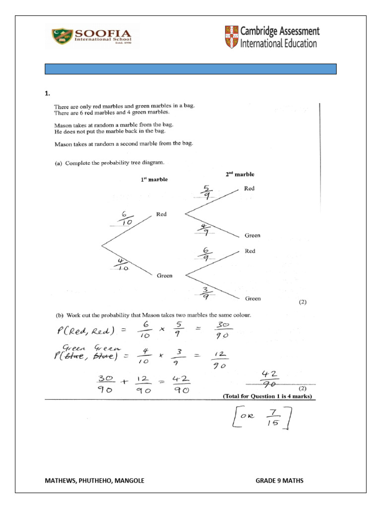 Probability Pdf Computers
